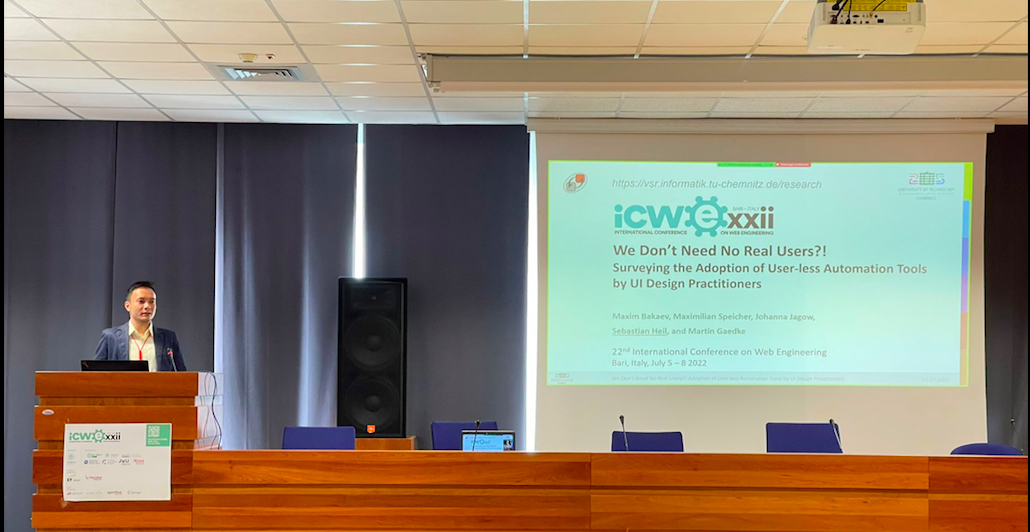 VSR at ICWE Conference